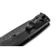 Benchmade Autocrat Automatic Folding Knife, 3.3in, Coated, Serrated, Reverse Tanto, G10 black handle, 8551SBK