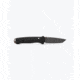 Benchmade Bailout Folding Knife, 3.38 in, CPM-M4 Steel, Non-Serrated Tanto Blade, 6061-T6 Aluminum, Black Handle, 537GY-03