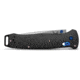Benchmade Bailout Folding Knife, 3.38 in, M390 Stainless Steel, Tanto, Carbon Fiber, Carbon Fiber, 537-09