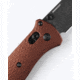 Benchmade Bailout Folding Knife, 3.38in, Plain, CPM MagnaCut Stainless Steel, Tanto, 6061-T6 Aluminum, Burnt Copper, 537BK-07