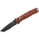 Benchmade Bailout Folding Knife, 3.38in, Serrated, CPM MagnaCut Stainless Steel, Tanto, 6061-T6 Aluminum, Burnt Copper, 537SBK-07