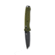 Benchmade Bailout Folding Knife, 3.38in, CPM-M4, Non-Serrated Tanto Blade, 6061-T6 Aluminum, Woodland Green Handle, 537GY-1