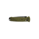 Benchmade Bailout Folding Knife, 3.38in, CPM-M4, Non-Serrated Tanto Blade, 6061-T6 Aluminum, Woodland Green Handle, 537GY-1