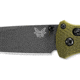 Benchmade Bailout Folding Knife, 3.38in, CPM-M4, Non-Serrated Tanto Blade, 6061-T6 Aluminum, Woodland Green Handle, 537GY-1