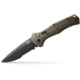 Benchmade Claymore Automatic Folding Knife, 3.6in, 154CM Stainless Steel, Drop-Point Serrated Blade, Grivory, Ranger Green Handle, 9070SBK-03
