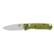 Benchmade Mini Bugout Folding Knife, 2.82in, CPM S90V Stainless Steel, Drop Point Blade, Aluminum, WoOlive Drabland Green Handle, 533SL-10