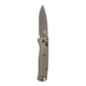 Benchmade Bugout Drop Point Folding Knife, Gray Coated Blade, Grivory Handle, 535GRY-1