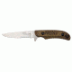 Benchmade Bone Collector Caping Fixed Knife, Combo Edge, Walnut Handle, Brown Sheath 15000S-2