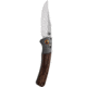 Benchmade Crooked River Axis Folder, Stud Folding Knife, 4 in, CPM-S30V, Clip Point Blade, Wood Handle, 15080-2