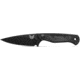 Benchmade Dacian Fixed Blade Knife, 3.54in, CPM-Magnacut Stainless Steel, Spear-Point, Micarta, Black Canvas, Black Sheath, 203BK-02