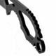 Benchmade Follow Up Fixed Blade Knife, Plain Edge Coated Drop Point Blade, 2.6in, Skeletonized Stainless Steel Handle, 101BK