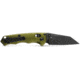 Benchmade Full Immunity Folding Knife, Axis, Stud, 2.5in, CPM-M4, Wharncliffe Blade, Woodland Green Aluminum Handle, 290BK-2