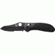 Benchmade Griptilian Folding Knife, Plain Edge, BK Blade, Black Handle 550BKHG