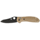 Benchmade Griptilian Folding Knife, Plain Edge, BK Blade, Sand Handle 550BKHGSN