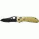 Benchmade Griptilian Folding Knife, Plain Edge, BK Blade, Sand Handle 550BKHGSN