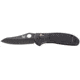 Benchmade Griptilian Folding Knife, Plain Edge, Satin Blade, Black Handle 550HG