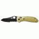 Benchmade Griptilian Folding Knife, Combo Edge, BK Blade, Sand Handle 550SBKHGSN