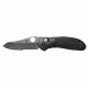 Benchmade Griptilian Folding Knife, Combo Edge, Satin Blade, Black Handle 550SHG