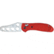 Benchmade Griptilian Folding Knife, Trainer Blade, Red Handle 550T