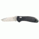 Benchmade Griptillian Tanto Folding Knife, Combo Edge, Satin Blade, Black Handle 553S
