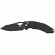 Benchmade Loco AXIS Plain Edge Folding Knife with Black Coated Blade, Black 808BK