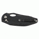 Benchmade Loco AXIS Plain Edge Folding Knife with Black Coated Blade, Black 808BK