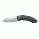 Benchmade Loco AXIS Plain Edge Folding Knife with Satin Silver Blade, Black 808