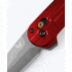 Benchmade Lowden Folding Knife, 2.79in, M390 Stainless Steel, Spear-Point, 6061-T6 Aluminum, Phoenix Red, 491GY-01