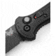 Benchmade Mini Claymore Automatic Folding Knife, 3in, 7.62cm, CPM-D2, Drop-point, Grivory Black, 9570BK
