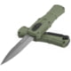 Benchmade Black Class Mini Claymore OTF Automatic Folding Knife, 3.02 in, CPM-D2 Steel, Dagger Blade, Grivory, Ranger Green Handle, 3375GY-1