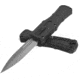 Benchmade Black Class Mini Claymore OTF Dagger Automatic Folding Knife, 3.02in, CPM-D2 Steel, Dagger Blade, Grivory, Black Handle, 3375GY