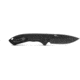 Benchmade Mini Narrows Axis Lock Folding Knife, 2.98 in, DLC CPM-20CV Stainless Steel, Drop Point Blade, 6Al4v Titanium, Black Handle, 743BK-01
