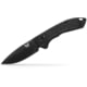 Benchmade Mini Narrows Axis Lock Folding Knife, 2.98 in, DLC CPM-20CV Stainless Steel, Drop Point Blade, 6Al4v Titanium, Black Handle, 743BK-01