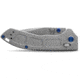 Benchmade Mini Narrows Axis Folding Knife, 2.98 in, CPM-20CV Stainless Steel, Drop Point Blade, 6Al4v Titanium, Gray Handle, 743