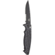 Benchmade Mini Reflex, Auto, Serrated Blade, Black Blade Knife 2551SBK