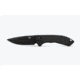 Benchmade Narrows Folding Knife, 3.43in, M390 Stainless Steel, Drop Point Blade, 6Al-4V Titanium, Black Handle, 748BK-01
