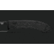 Benchmade Narrows Folding Knife, 3.43in, M390 Stainless Steel, Drop Point Blade, 6Al-4V Titanium, Black Handle, 748BK-01