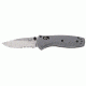 Benchmade Osborne,Mini Barrage,Axs,Asst, Plain Edge Satin Blade, Drop-point, Knife 585S-2