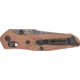 Benchmade Mini Osborne Axis Folding Knife, 2.92 in, CPM MagnaCut Stainless Steel, Reverse Tanto Blade, 6061-T6 Anodized Aluminum, Burnt Copper Handle, 945BK-03