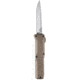 Benchmade Phaeton AUT OTF Automatic Folding Knife, 3.45 in, CPM-S30V Stainless Steel, Drop Point Blade, 6061-T6 Aluminum, Tan Handle, 4600-1