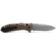 Benchmade Presidio II Axis Automatic Folding Knife, 3.72in, CPM-M4 Super Steel, Drop Point Serrated Blade, 6061-T6 Aluminum, Burnt Bronze Anodized Handle, 5700SGY-1