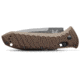 Benchmade Presidio II Axis Automatic Folding Knife, 3.72in, CPM-M4 Super Steel, Drop Point Serrated Blade, 6061-T6 Aluminum, Burnt Bronze Anodized Handle, 5700SGY-1