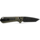 Benchmade Redoubt Axis Tanto Knives Folding Knife, 3.53 in, CPM-D2 Steel, Drop Point, Grivory, Ranger Green, 431BK-1