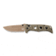 Benchmade Sibert Adamas Axis Stud Folding Knife, 3.82in, CPM-CruWear Steel, Drop Point Flat Earth Coated Blade, Contoured G10, Olive Drab Handle, 275FE-2