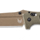Benchmade Sibert Adamas Axis Stud Folding Knife, 3.82in, CPM-CruWear Steel, Drop Point Flat Earth Coated Blade, Contoured G10, Olive Drab Handle, 275FE-2