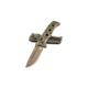 Benchmade Sibert Adamas Axis Stud Folding Knife, 3.82in, CPM-CruWear Steel, Drop Point Flat Earth Coated Blade, Contoured G10, Olive Drab Handle, 275FE-2