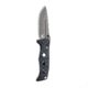 DEMO, Benchmade Sibert Adamas Axis Stud Folding Knife, 3.82 in, CPM-CruWear Steel, Drop Point Grey Coated Blade, Contoured G10, Black Handle, 275GY-1-DEMO