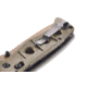 Benchmade Sibert Adamas Axis Stud Folding Knife, 3.82in, CPM-CruWear Steel, Drop Point, Serrated, Flat Earth Coated Blade, Contoured G-10 Handle, Olive Drab, 275SFE-2
