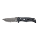 Benchmade Sibert Adamas Axis Stud Folding Knife, 3.82in, CPM-CruWear Steel, Drop Point Serrated Grey Coated Blade, Contoured G10, Black Handle 275SGY-1