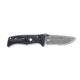 Benchmade Sibert Adamas Axis Stud Folding Knife, 3.82in, CPM-CruWear Steel, Drop Point Serrated Grey Coated Blade, Contoured G10, Black Handle 275SGY-1
